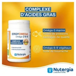 Nutergia Ergyomega Oméga 3 6 9 capsules