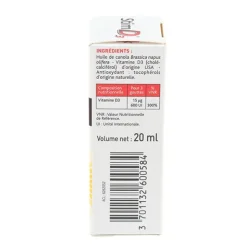 Nutreov Stim D3 Vitamine D 600 UI gouttes