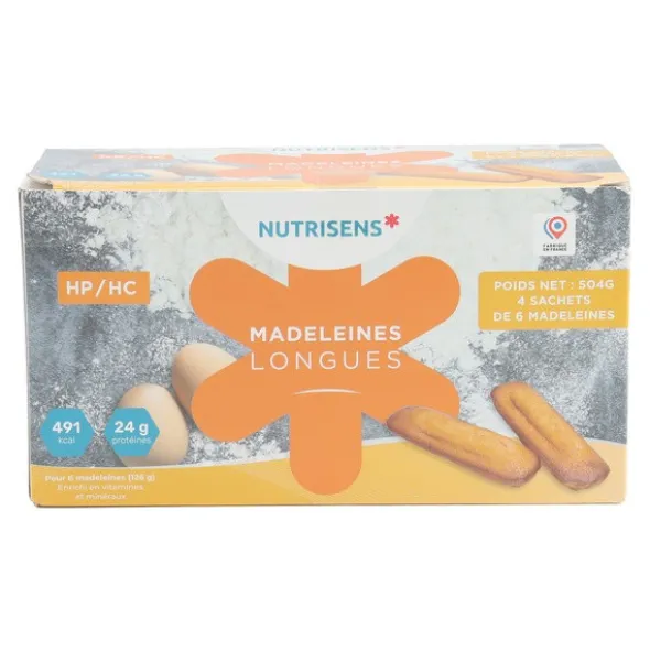 Nutrisens madeleines longues HP/HC