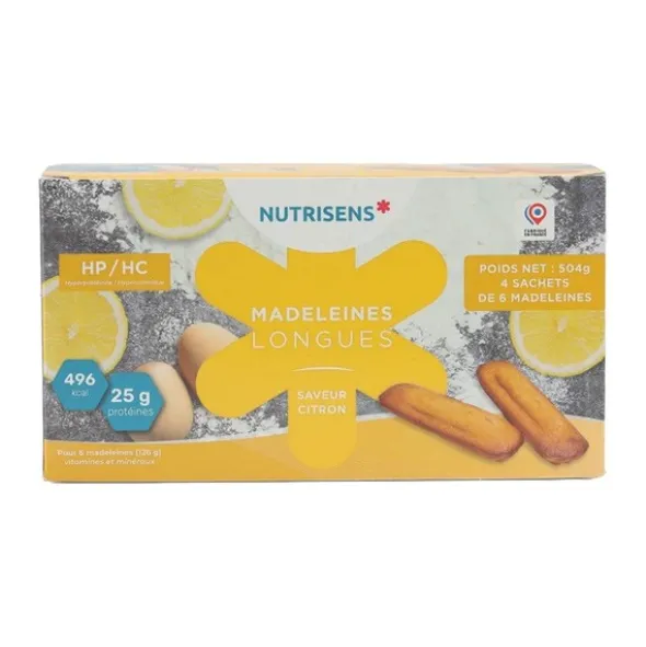 Nutrisens madeleines longues HP/HC