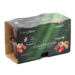 Nutrisens Transifibre Purée de fruits Rhubarbe Cassis