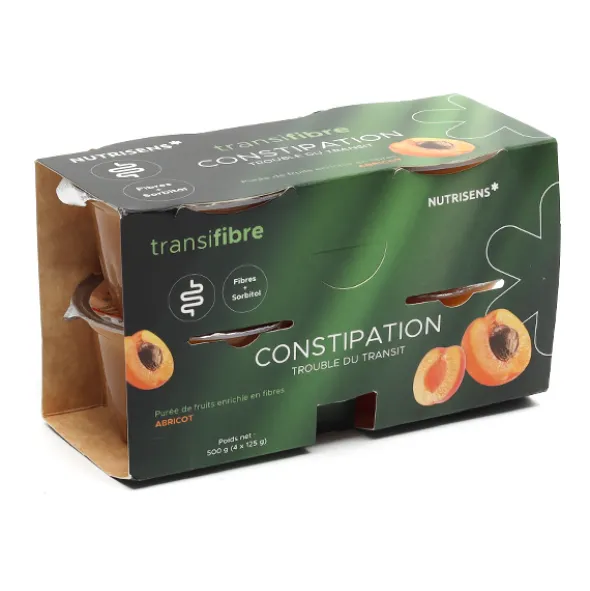 Nutrisens Transifibre Purée de fruits Abricot