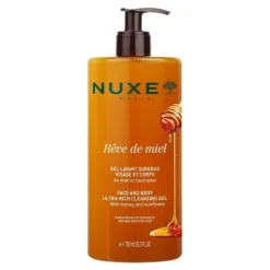 Nuxe Rêve de Miel gel lavant surgras visage et corps
