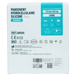 Nylex Border Pansement hydrocellulaire siliconé