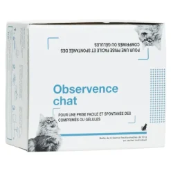 Observence chat pâte appétente