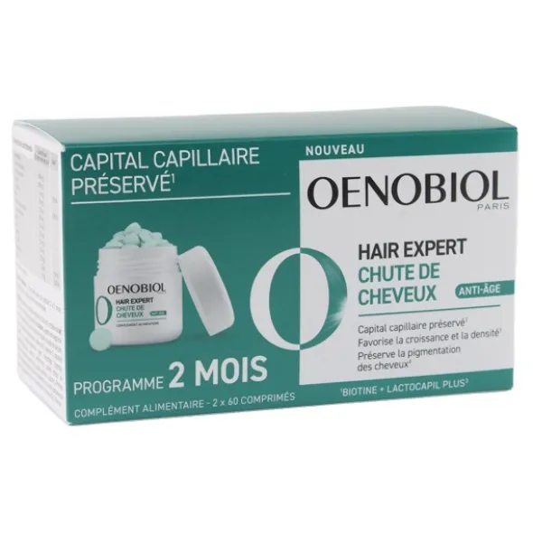 Oenobiol Hair Expert Chute de cheveux Anti Age comprimés