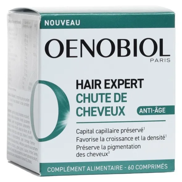 Oenobiol Hair Expert Chute de cheveux Anti Age comprimés