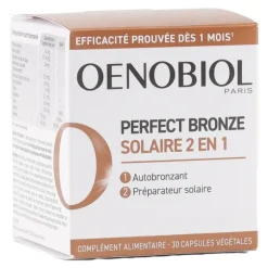 Oenobiol Perfect Bronze Solaire 2 en 1 capsules