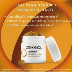 Oenobiol Sun Expert préparateur solaire peau sensible capsules