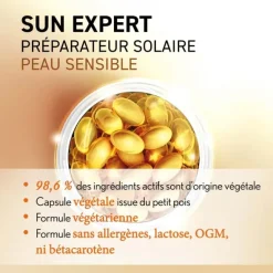 Oenobiol Sun Expert préparateur solaire peau sensible capsules