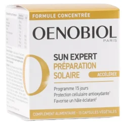 Oenobiol Sun Expert Préparateur solaire accélérée capsules