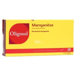 Oligosol manganèse ampoules