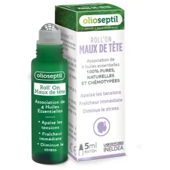 Olioseptil Roll on maux de tête aux huiles essentielles