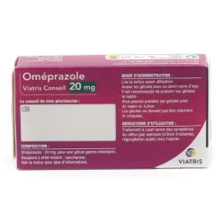 Omeprazole 20 mg gélule estomac