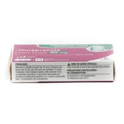 Omeprazole 20 mg gélule estomac