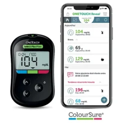 One Touch Lecteur de glycémie Select Plus Flex