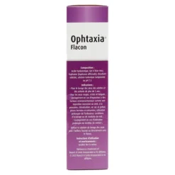 Ophtaxia solution de lavage oculaire avec œillère