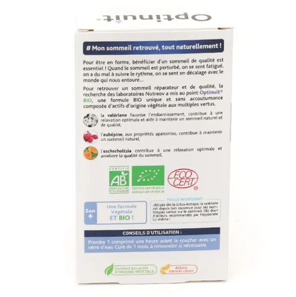 Optinuit Sommeil Bio comprimés