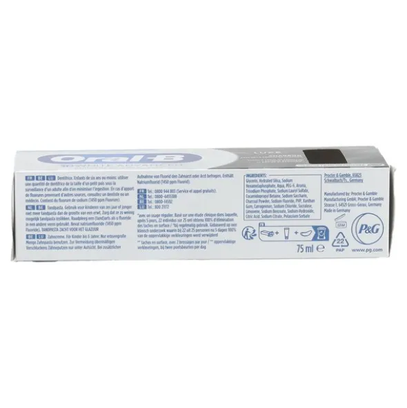 Oral B 3D White Advanced Dentifrice Whitening