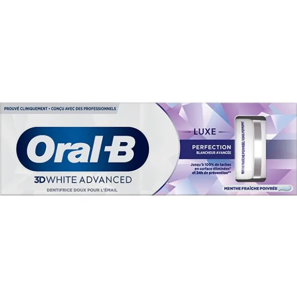 Oral B 3D White Advanced Luxe Perfection dentifrice