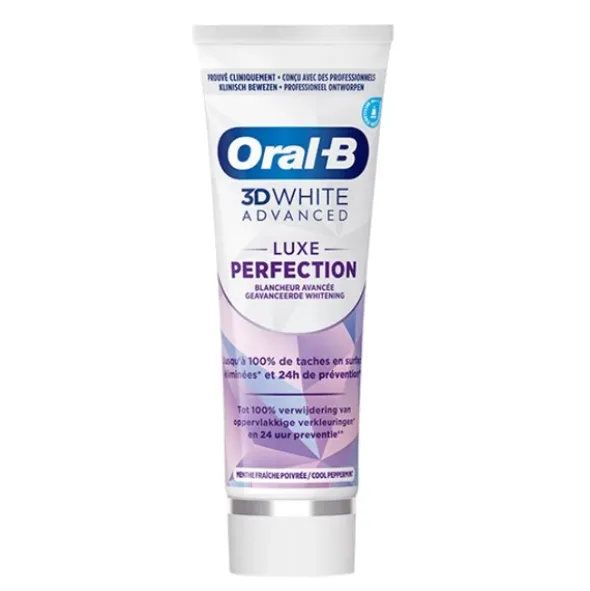Oral B 3D White Advanced Luxe Perfection dentifrice