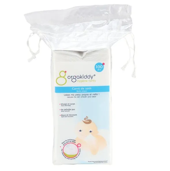 Orgakiddy carré de coton non tissé