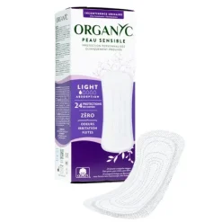 Organyc fuites urinaires protège-slips ultra-fins 2 gouttes