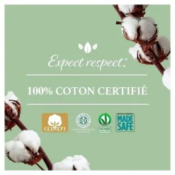 Organyc Serviettes Fuites urinaires Normal 3 gouttes