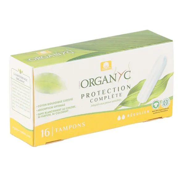 Organyc Tampons Régulier Coton Bio