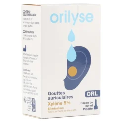 Orilyse gouttes auriculaires