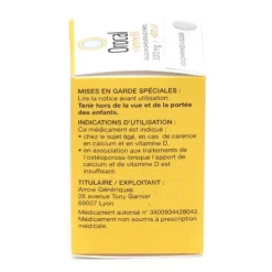 Orocal D3 500 mg 400 UI comprimé à sucer