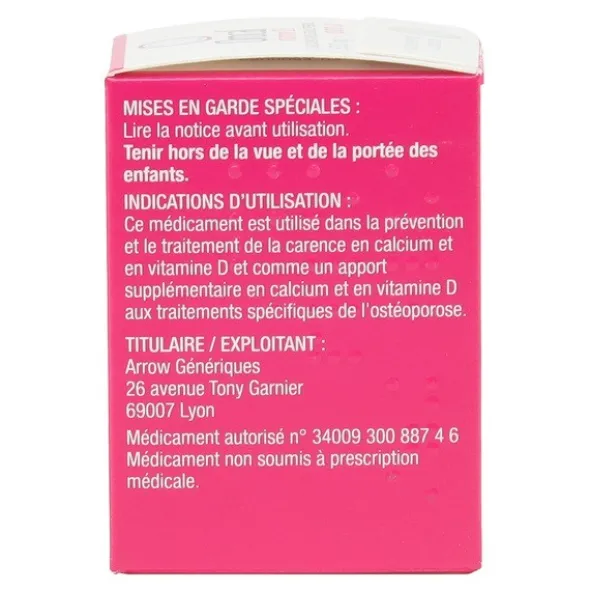 Orocal Vitamine D3 500 mg/1000 UI comprimés à croquer