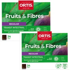 Ortis Fruits et Fibres Regular transit intestinal cubes