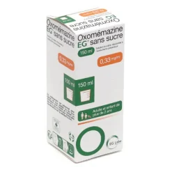 Oxomémazine EG sans sucre sirop antitussif