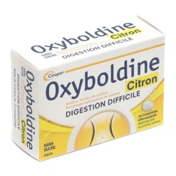 Oxyboldine citron comprimé effervescent