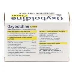 Oxyboldine citron comprimé effervescent