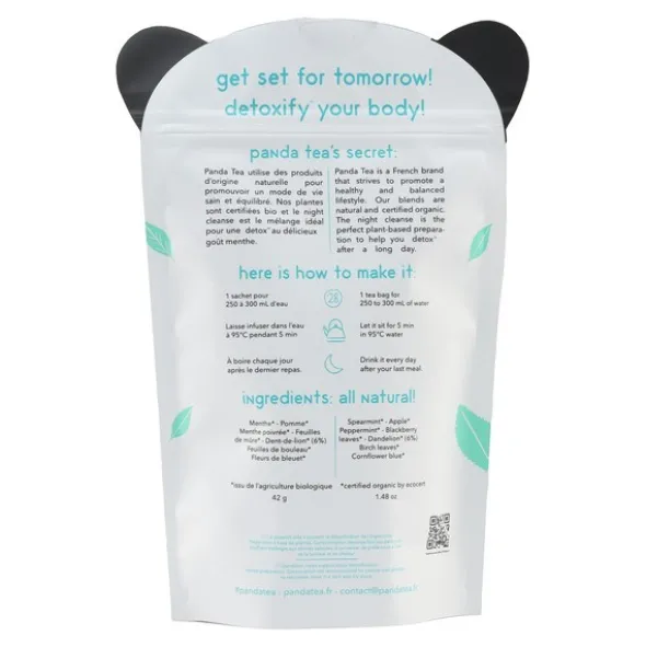 Panda Tea Night Cleanse Infusion détox bio sachets