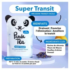 Panda Tea Super Transit infusion sachets