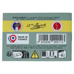 Papier d'arménie triple 36 lamelles