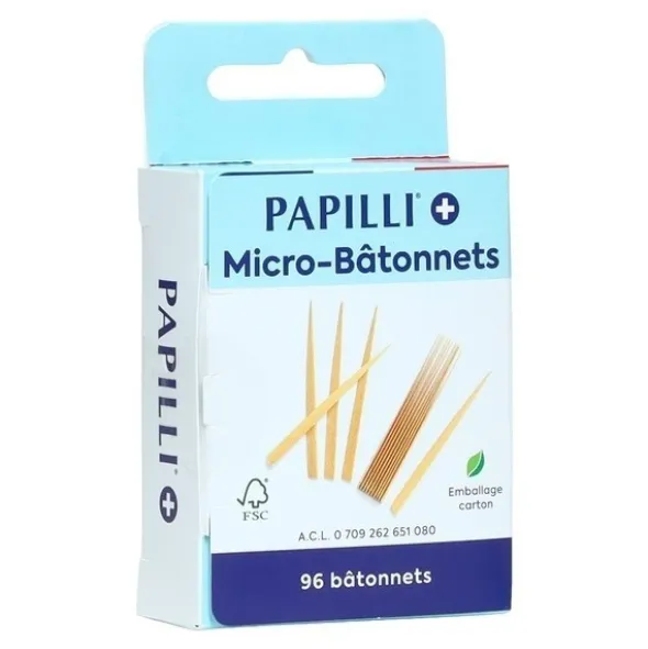 Papilli micro bâtonnets interdentaires