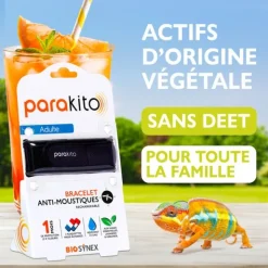 Parakito Bracelet anti moustique adulte