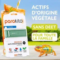 Parakito Bracelet anti moustique adulte