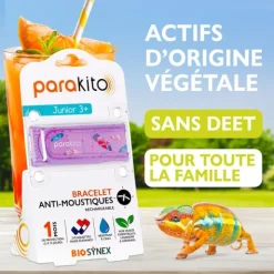 Parakito Bracelet anti moustique enfant