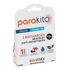 Parakito Recharge bracelet anti moustique
