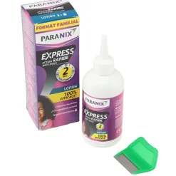 Paranix Express Lotion anti poux + peigne