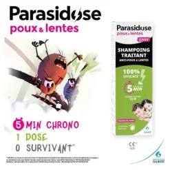 Parasidose Shampoing Anti poux et lentes