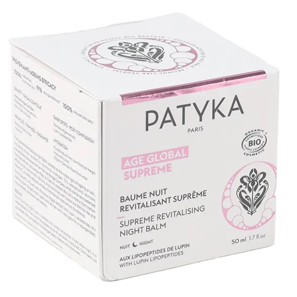 Patyka Age global supreme Baume nuit revitalisant suprême bio