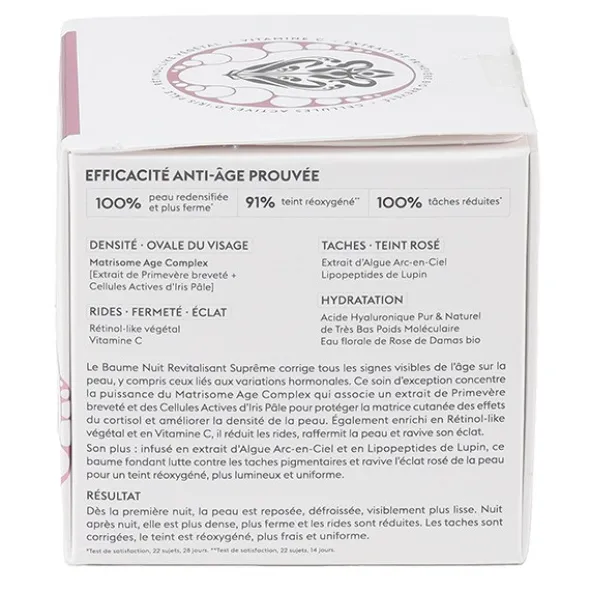 Patyka Age global supreme Baume nuit revitalisant suprême bio
