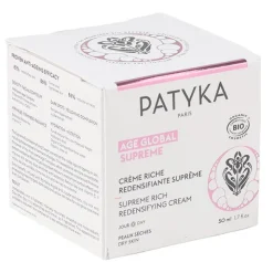 Patyka Age global supreme crème riche redensifiante suprême bio