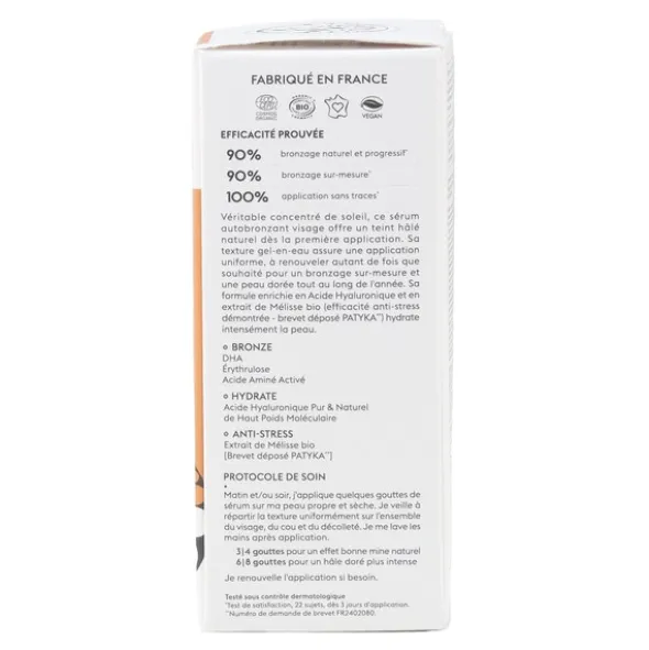 Patyka Bronze Concentré de soleil Sérum autobronzant progressif